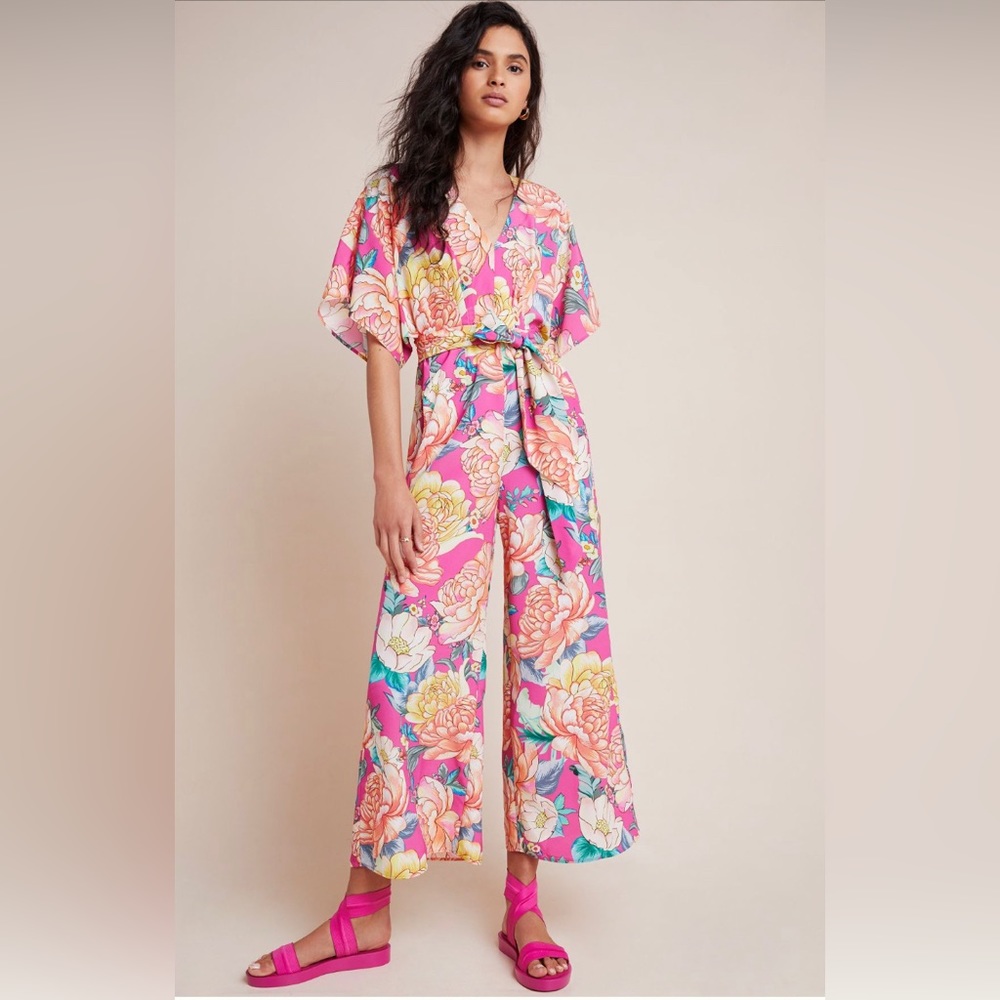 COPY - Anthropologie Floral jumper.